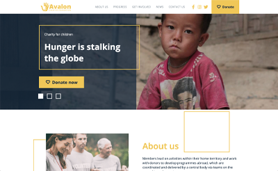Charity website by Leon govier